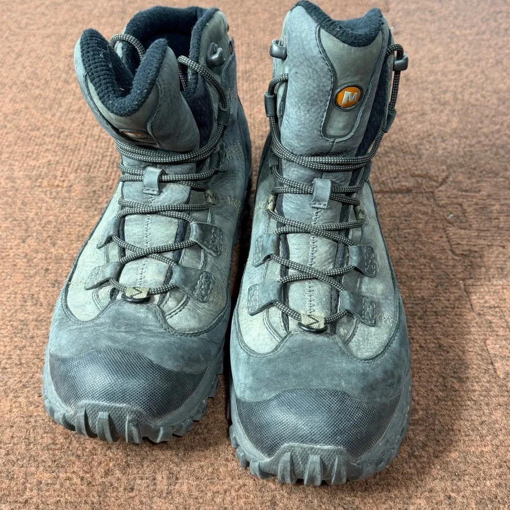 Merrell Quark 8 Waterproof Midnight Mens Hiking Boots Polartec Vibram J87921 9
